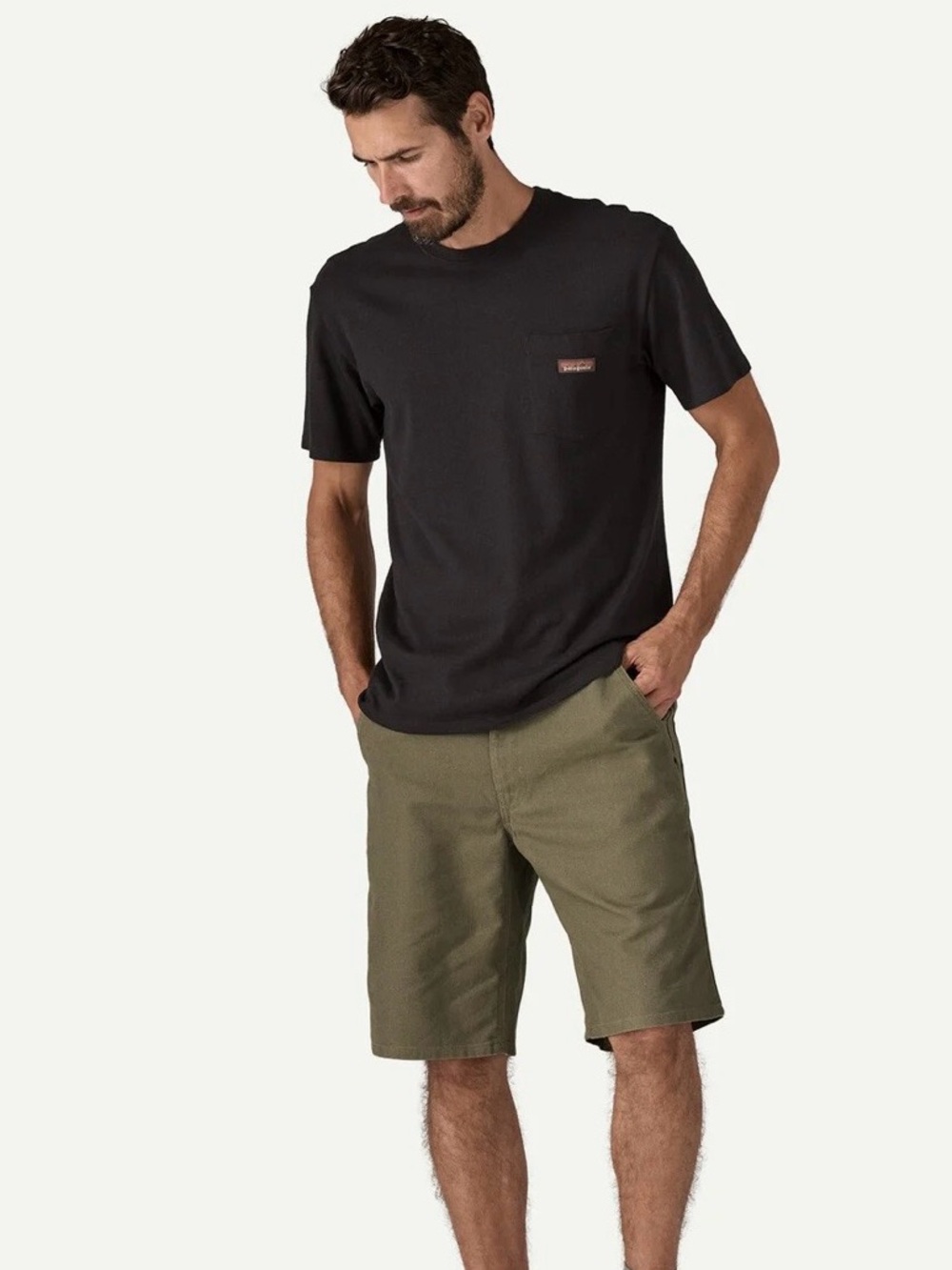 NWT! Patagonia Men’s All Seasons Hemp Canvas Shorts- 38in x 11in Fatigue Green